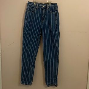 American Eagle striped jeans size 2